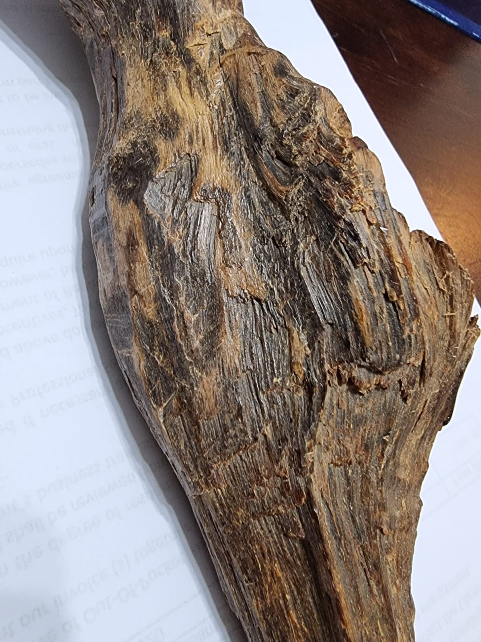 Weathered wood grain